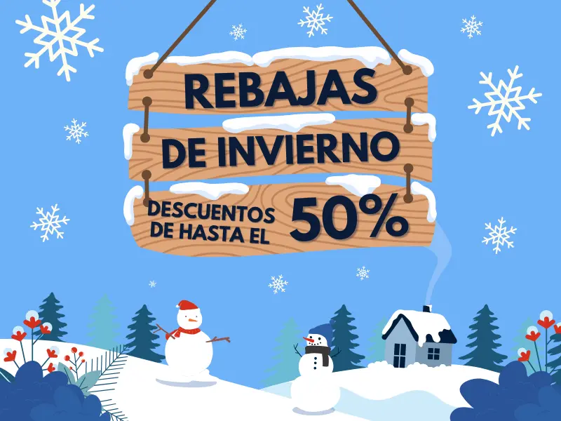 Rebajas de invierno - DESCUENTOS de hasta el 50%